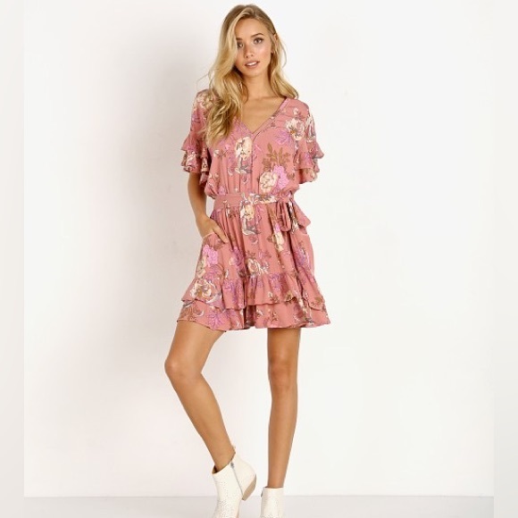 Spell | Dresses | Spell The Gypsy Rosa Dress In Blush Size Xl | Poshmark